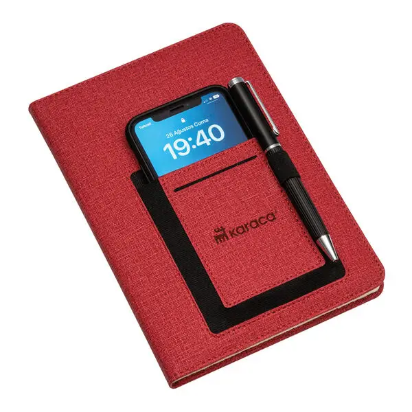 15x21 Ortaköy Tarihsiz Ajanda Kırmızı